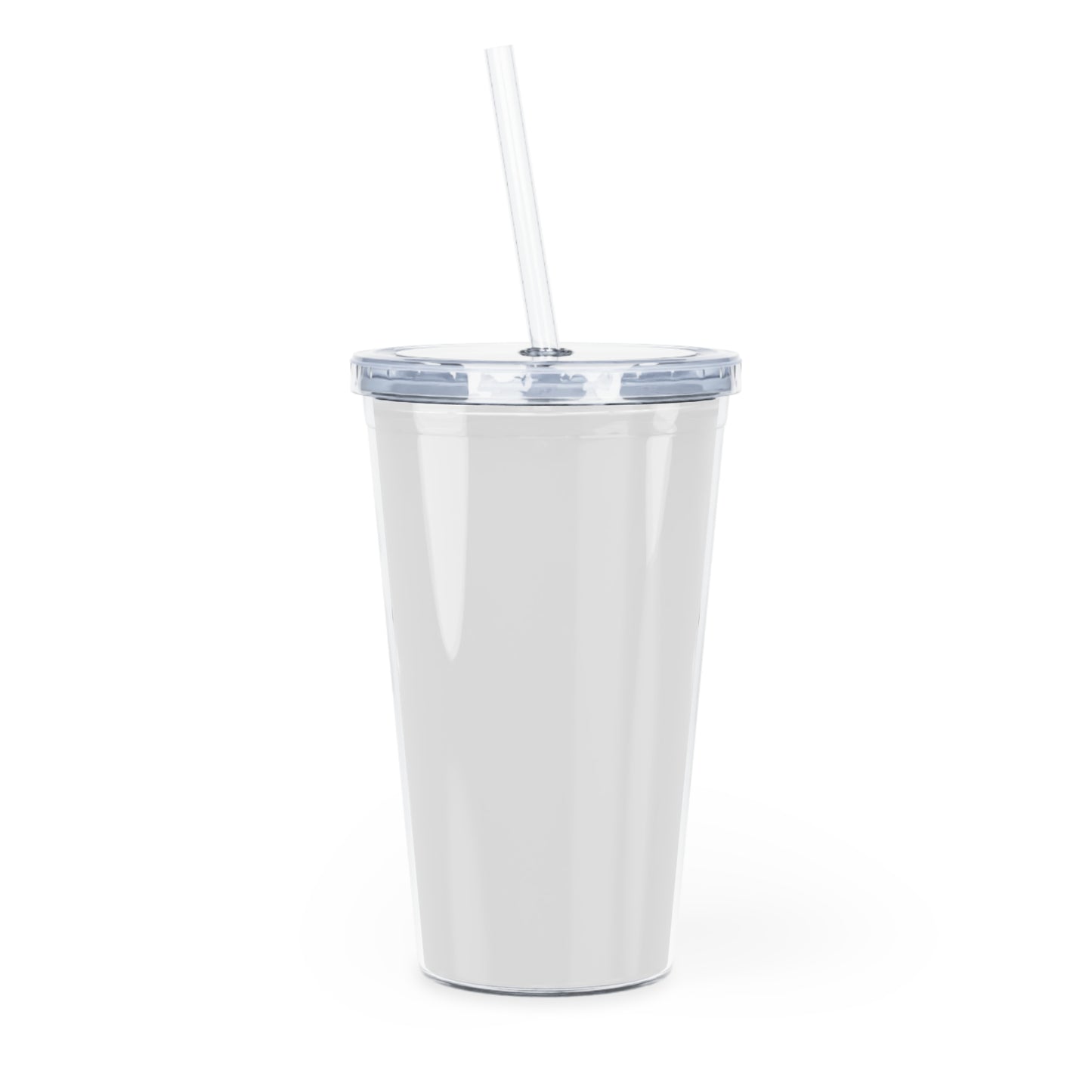 The Plastic Tumbler with Straw