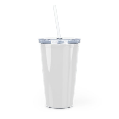 The Plastic Tumbler with Straw