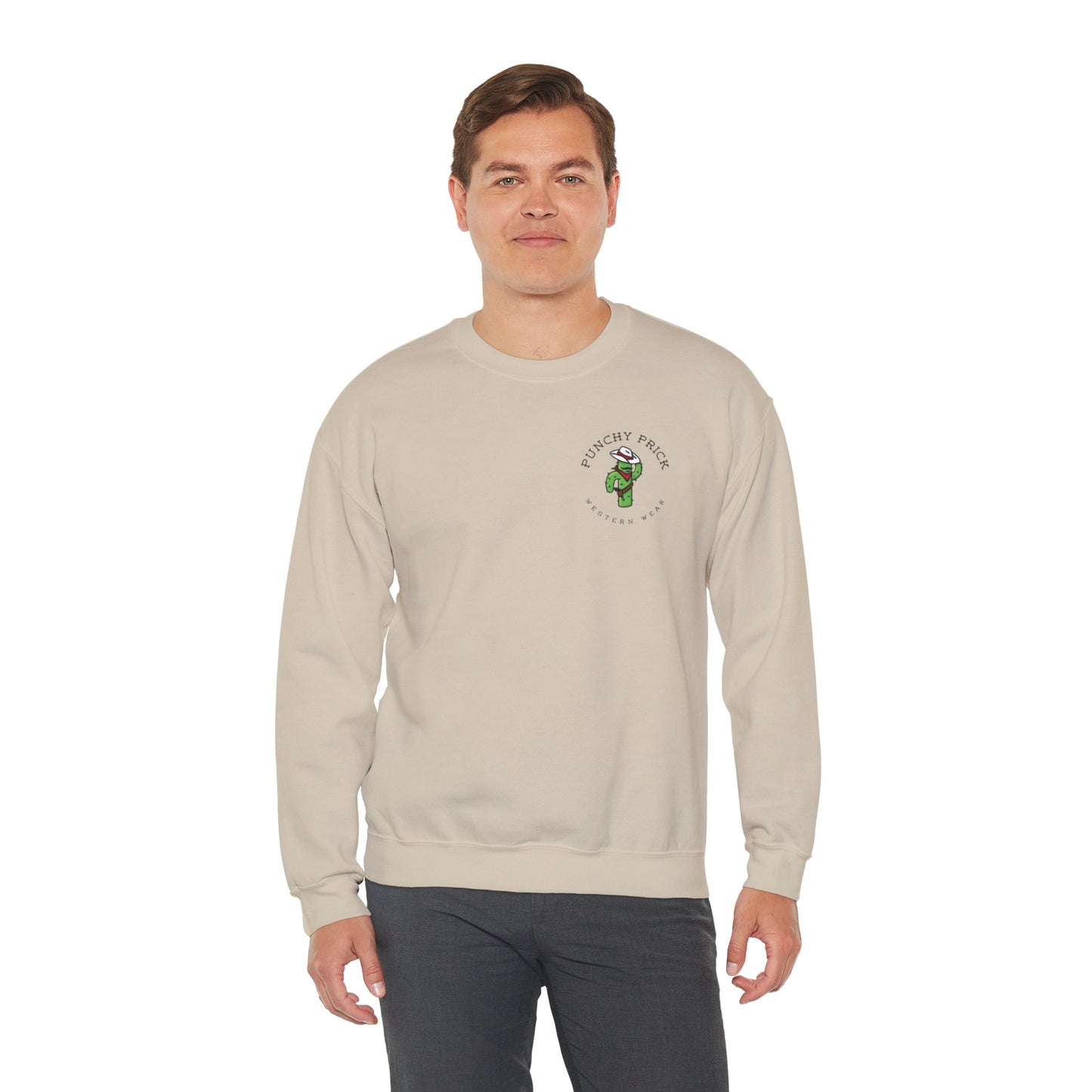 Punchy Prick Unisex Heavy Crewneck